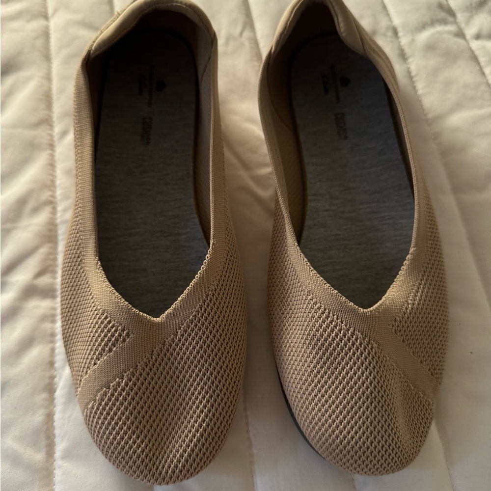 NEW Clark’s Beige Slip On Shoes